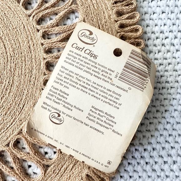 Goody New Deadstock 1977 Vintage Retro Hair Pin Curl Silver Clips 5812 Set of 12 - Picture 4 of 5